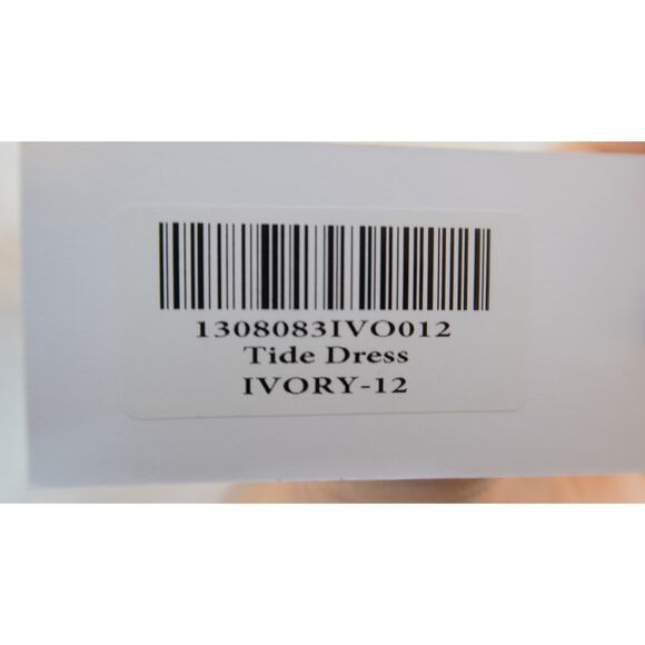 REFORMATION 'Tide' Ivory Cotton Maxi Dress US 12 NWT - Picture 11 of 14